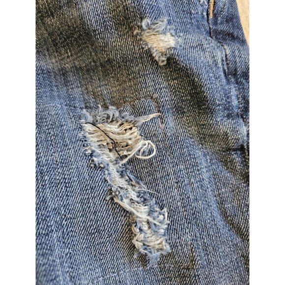 Genetic Denim Jeans Womens Size 27 Blue Denim Skinny The Shane Distressed - Picture 4 of 16